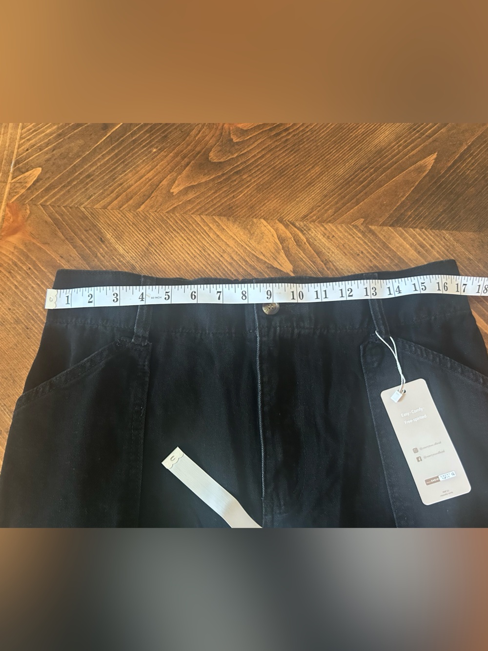 EMERY ROSE High Rise Wide Leg Crop - Picture 11 of 13